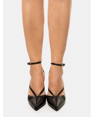 NICOLE BONNET Decolletè in vernice