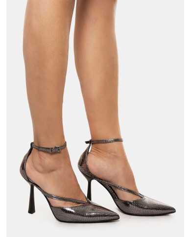 NICOLE BONNET Decolletè laminato