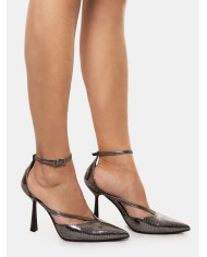 NICOLE BONNET Decolletè laminato