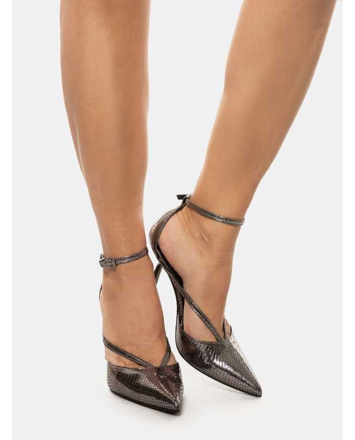 NICOLE BONNET Decolletè laminato