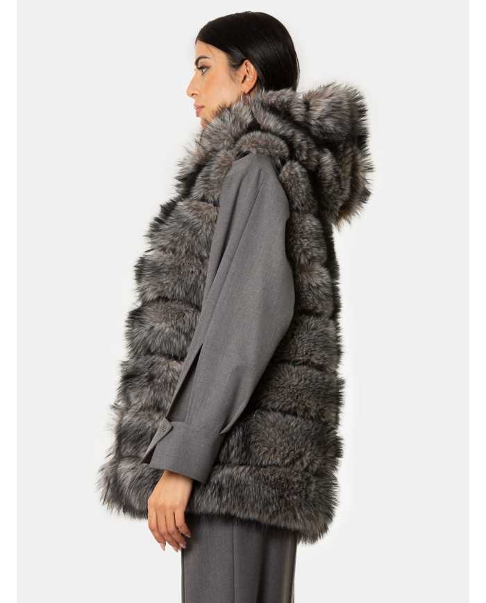 ZOE PARIS Eco smanicato cappuccio