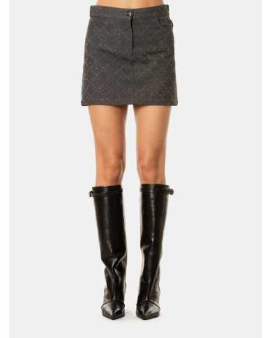 SIMONA CORSELLINI Gonna con borchie