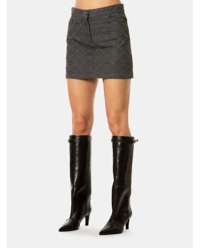 SIMONA CORSELLINI Gonna con borchie