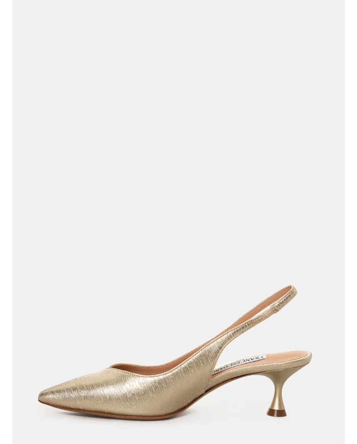 FRANCESCO SACCO Sandalo slingback laminato