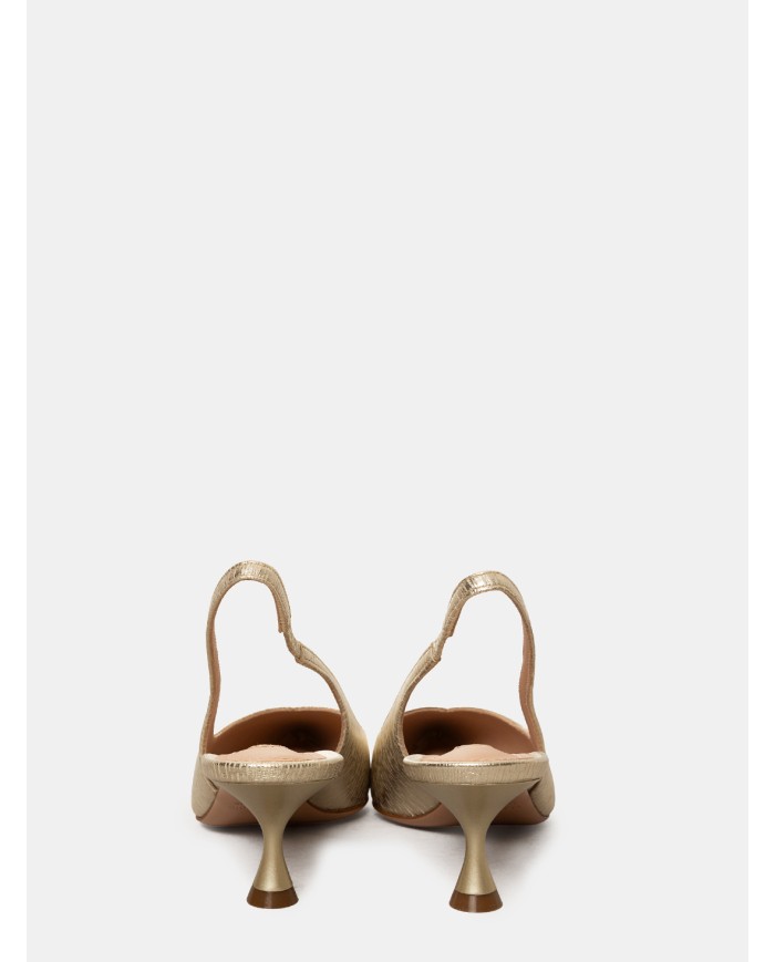 FRANCESCO SACCO Sandalo slingback laminato