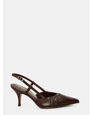 GUGLIELMO ROTTA Sandalo slingback in nappa