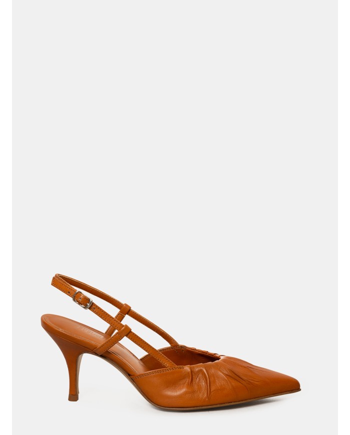 GUGLIELMO ROTTA Sandalo slingback in nappa