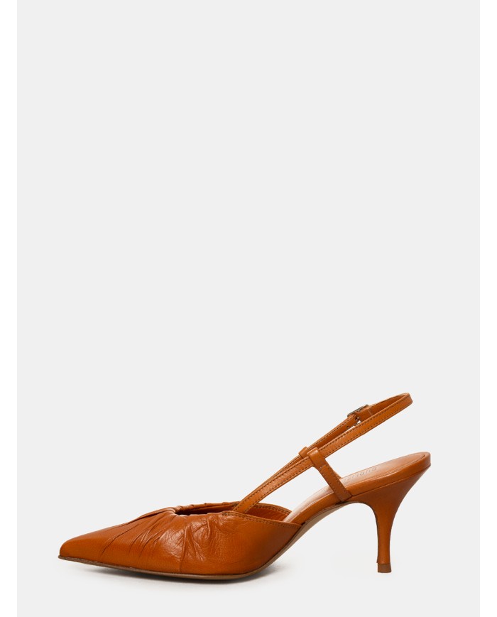 GUGLIELMO ROTTA Sandalo slingback in nappa