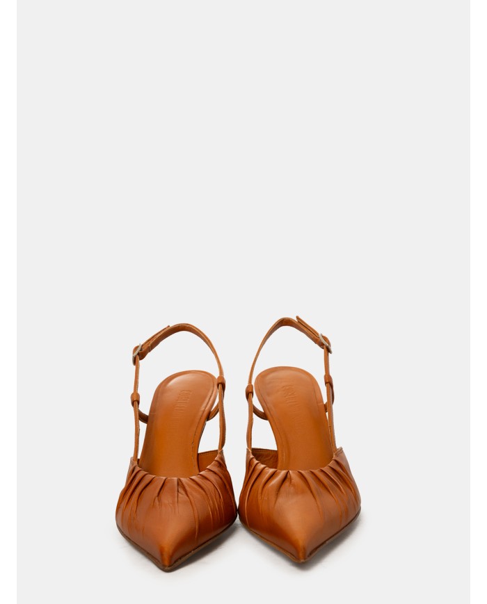 GUGLIELMO ROTTA Sandalo slingback in nappa