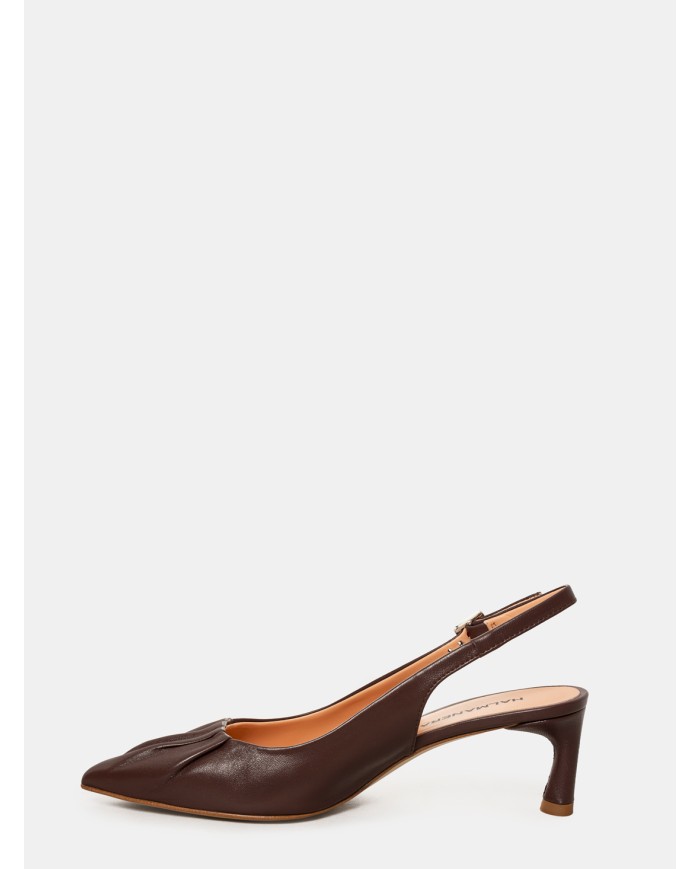 HALMANERA Sandalo slingback in nappa