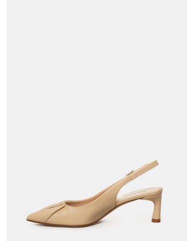 HALMANERA Sandalo slingback in nappa