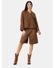 MAXMARA WEEKEND Giacca in pelle scamosciata