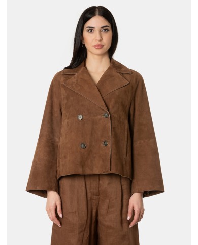 MAXMARA WEEKEND Giacca in pelle scamosciata