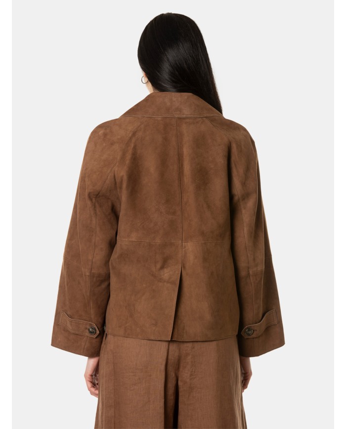 MAXMARA WEEKEND Giacca in pelle scamosciata