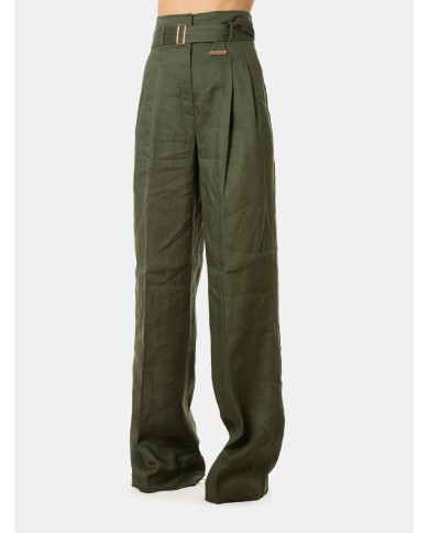 MAXMARA STUDIO Pantalone in lino