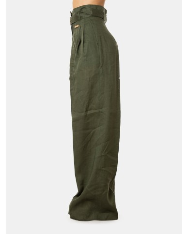MAXMARA STUDIO Pantalone in lino