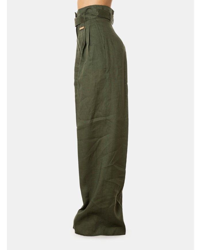 MAXMARA STUDIO Pantalone in lino