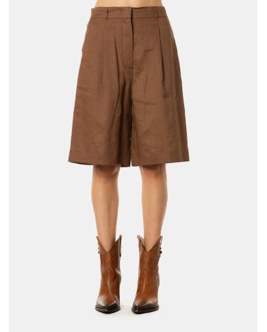 MAXMARA STUDIO Pantaloncino in lino