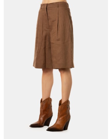 MAXMARA STUDIO Pantaloncino in lino