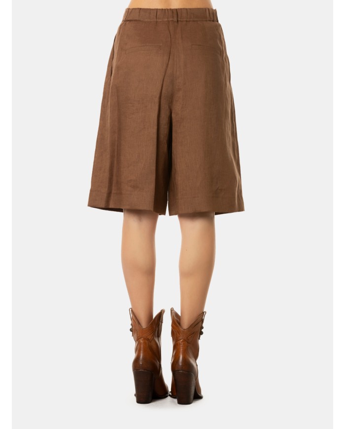 MAXMARA STUDIO Pantaloncino in lino