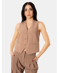 D.EXTERIOR Gilet in cady