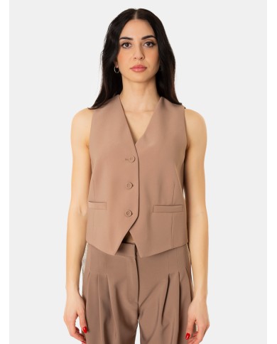 D.EXTERIOR Gilet in cady