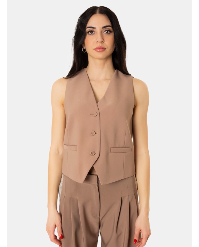 D.EXTERIOR Gilet in cady