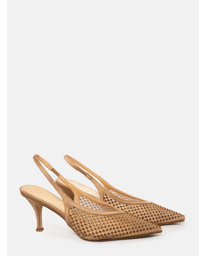 CHANTAL Sandalo slingback in raso