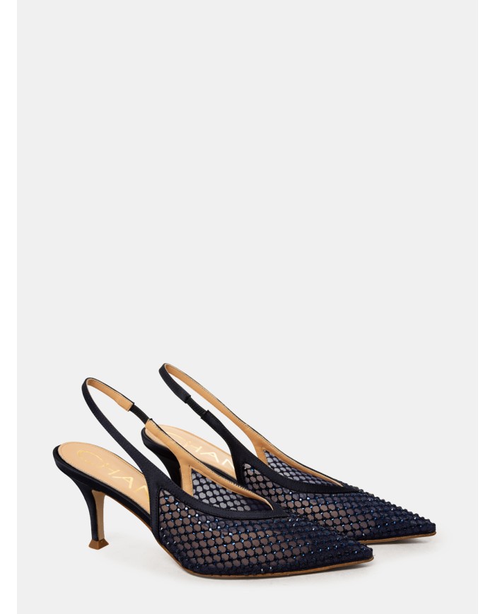 CHANTAL Sandalo slingback in raso