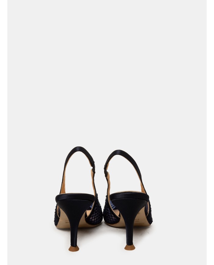CHANTAL Sandalo slingback in raso