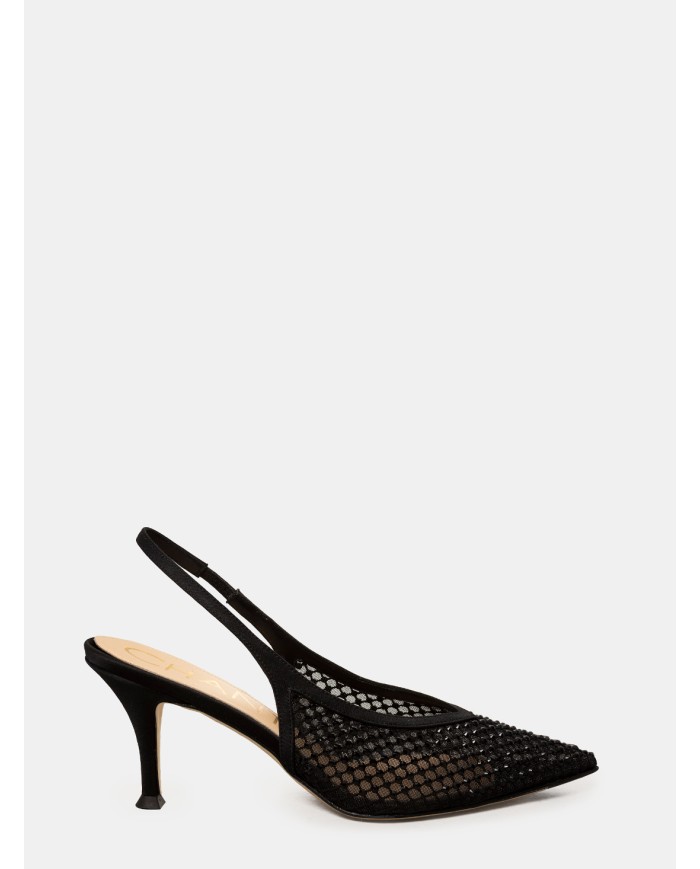 CHANTAL Sandalo slingback in raso