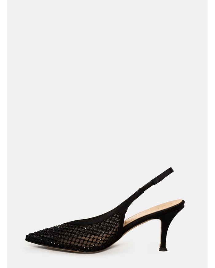 CHANTAL Sandalo slingback in raso