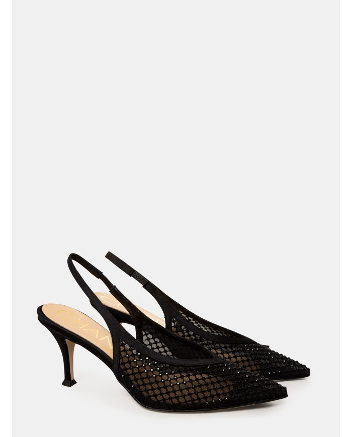 CHANTAL Sandalo slingback in raso