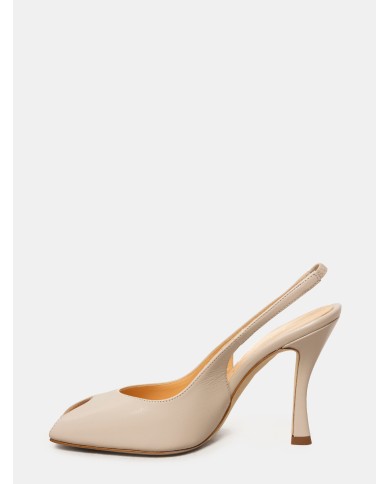 CHANTAL Sandalo slingback in vernice