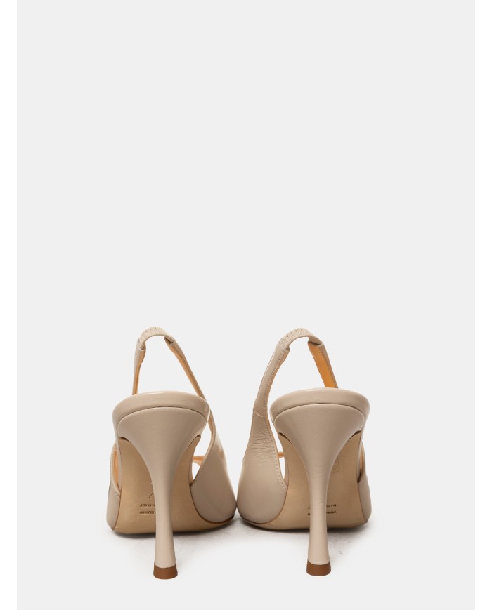 CHANTAL Sandalo slingback in vernice