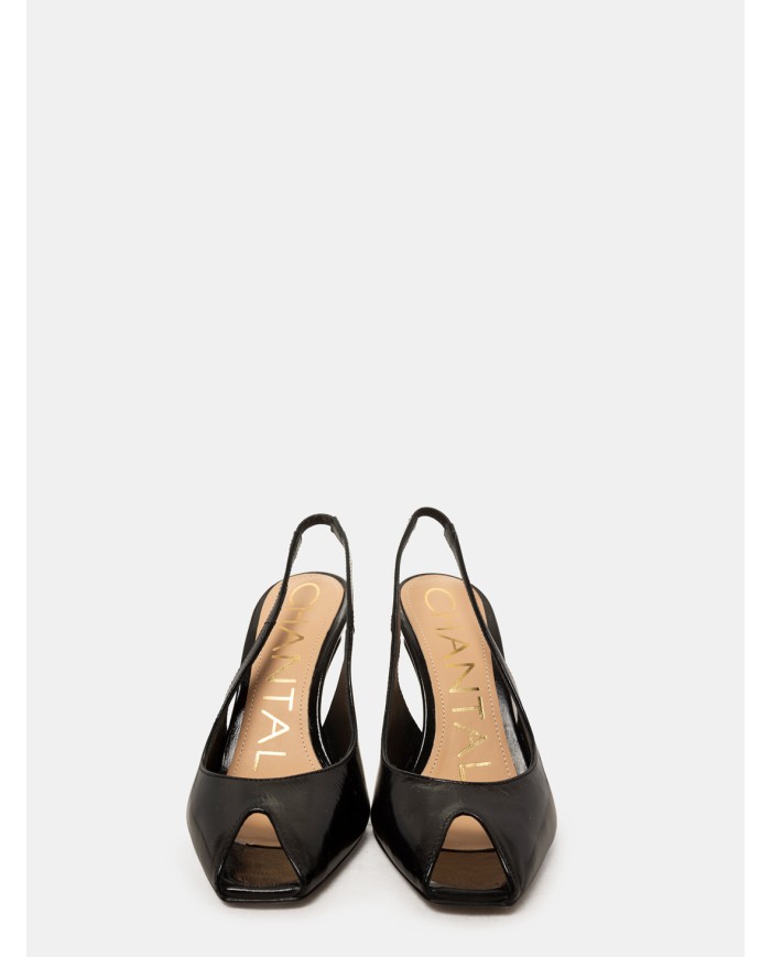 CHANTAL Sandalo slingback in vernice