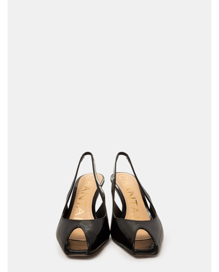 CHANTAL Sandalo slingback in vernice