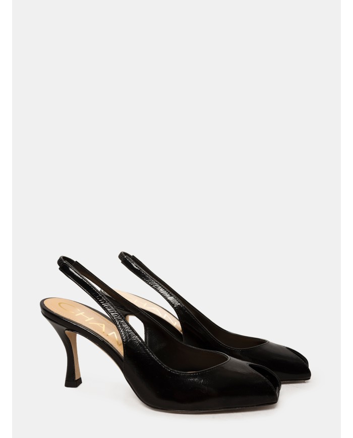 CHANTAL Sandalo slingback in vernice