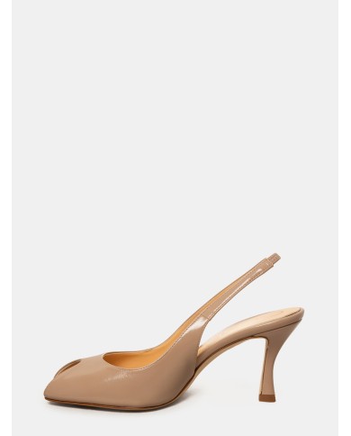 CHANTAL Sandalo slingback in vernice