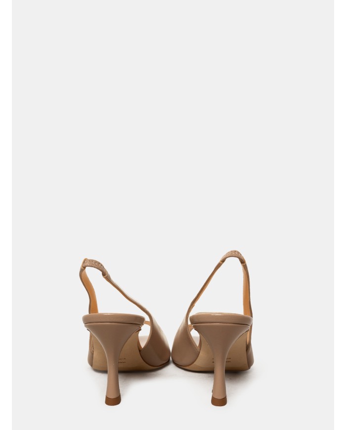 CHANTAL Sandalo slingback in vernice