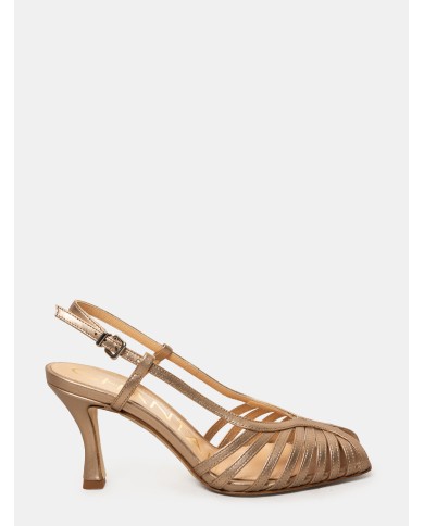 CHANTAL Sandalo slingback laminato
