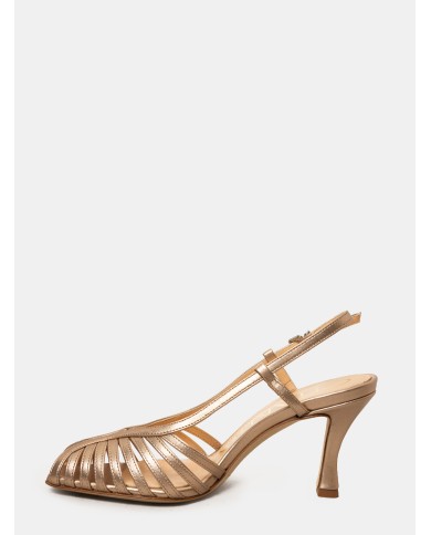 CHANTAL Sandalo slingback laminato