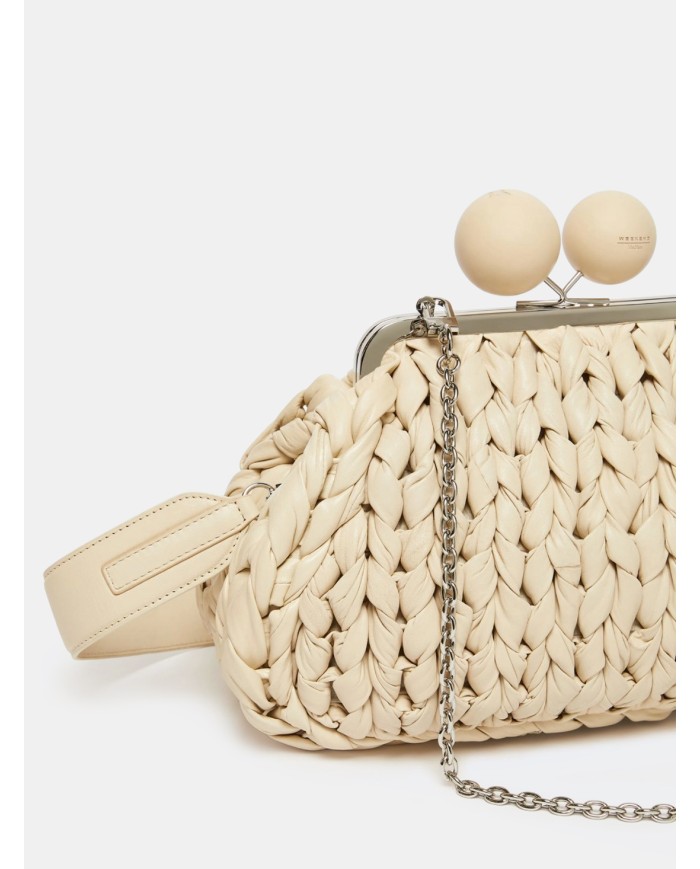 MAXMARA WEEKEND Borsa Pasticcino LIBERO medium in nappa