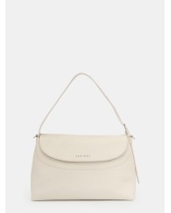 ORCIANI Borsa Nana Soft Midi a spalla in pelle martellata con tracolla