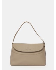 ORCIANI Borsa Nana Soft Midi a spalla in pelle martellata con tracolla