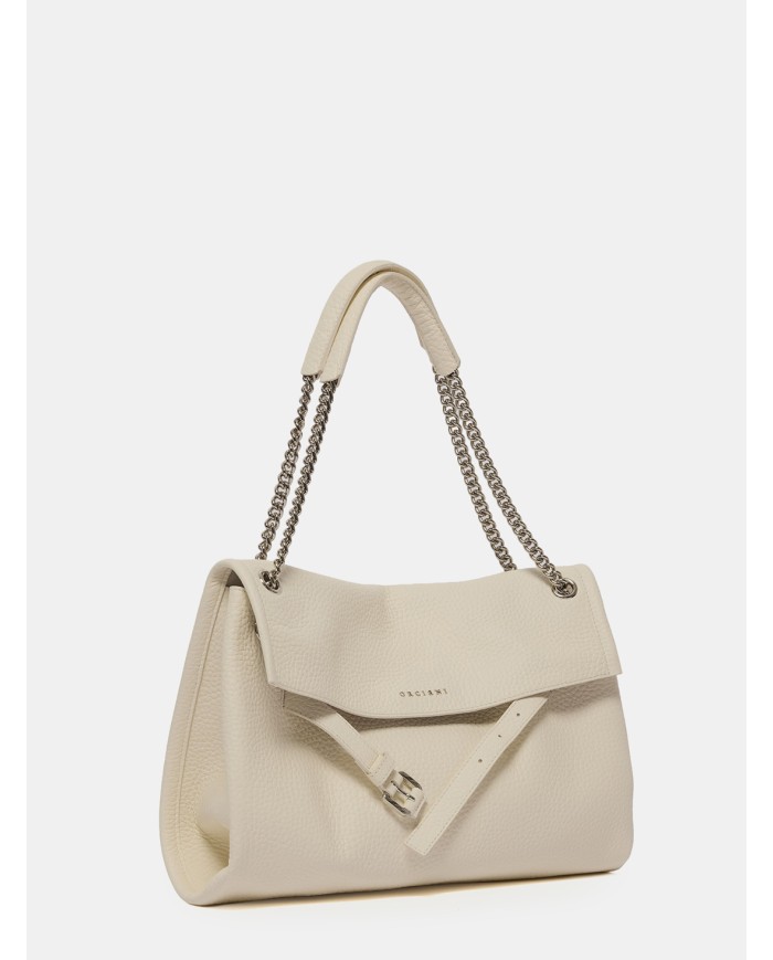 ORCIANI Borsa Venus Soft Midi a spalla in pelle martellata