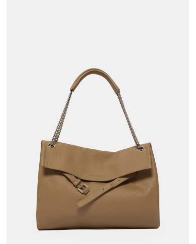 ORCIANI Borsa Venus Soft Midi a spalla in pelle martellata