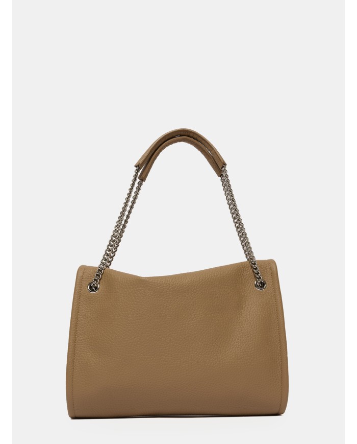 ORCIANI Borsa Venus Soft Midi a spalla in pelle martellata