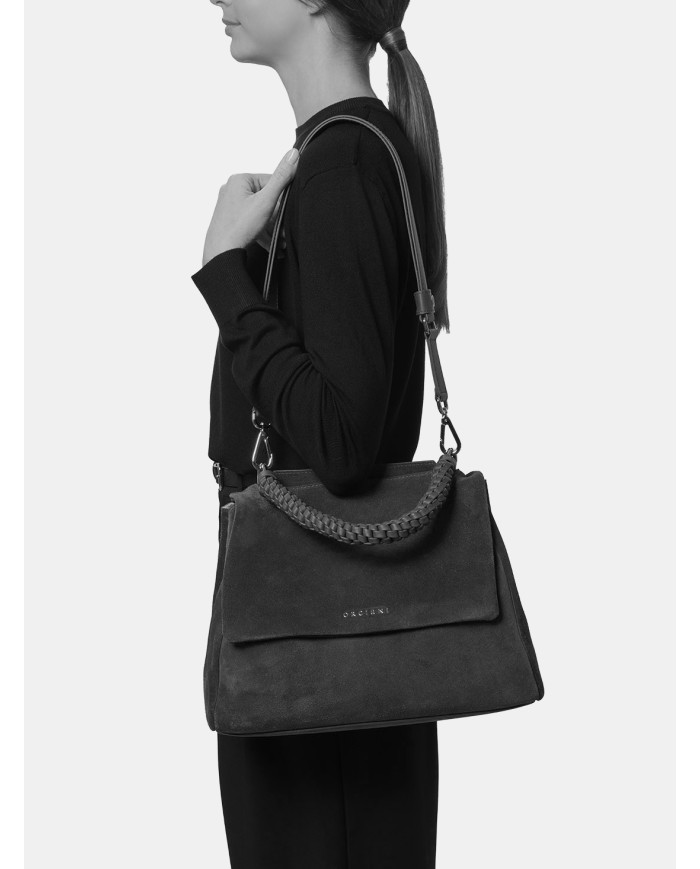 ORCIANI Borsa Sveva Sense Scooby Media a spalla in pelle con tracolla