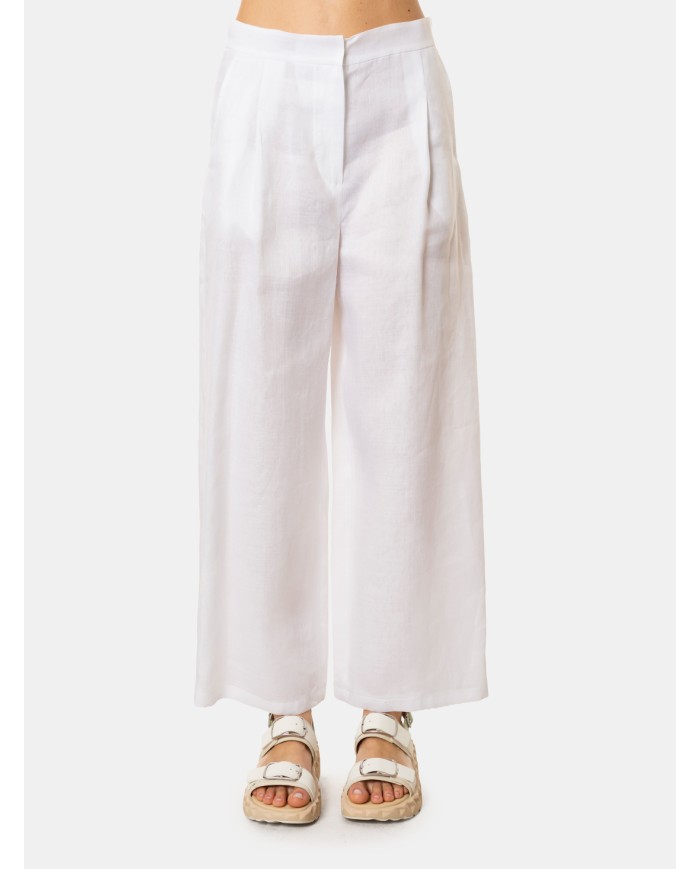 MAXMARA STUDIO Pantalone in lino
